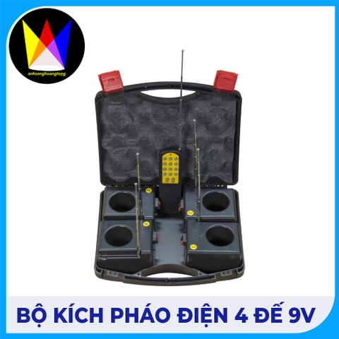 Bộ Kích Pháo Điện 4 Đế 9v