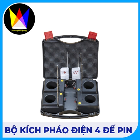 Bộ Kích Pháo Điện 4 Đế Pin Con Thỏ