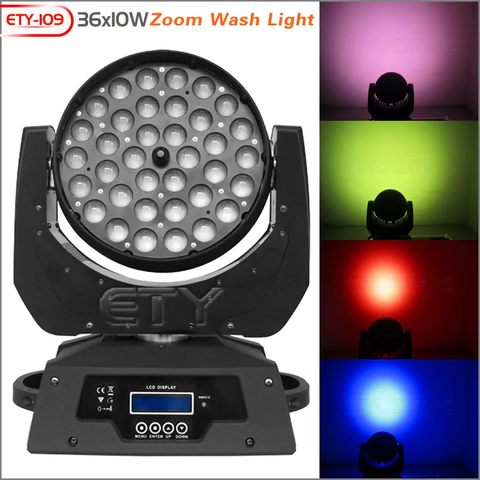 ETY-109 36x10W Quad LED ZOOM Moving Head Light