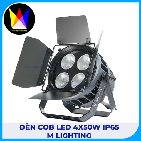 Đèn COB LED 4x50W Chiếu Sáng Đánh Mặt 2 Trắng + 2 Vàng IP65 | M Lighting