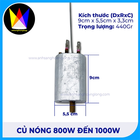Củ Nóng 800W đến 1000W – Phụ Kiện Thay Thế Cho Máy Phun Khói Sân Khấu
