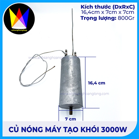 Củ Nóng 3000W – Phụ Kiện Thay Thế Cho Máy Phun Khói Sân Khấu