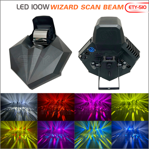 ETY-510 LED 100W WIZARD SCAN BEAM LIGHT