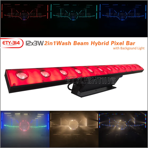 ETY-314 BAR-12 Pixel Wash Beam 2in1