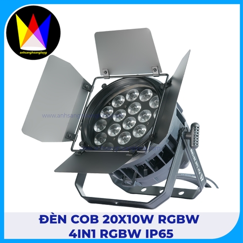 Đèn LED Sân Khấu Tạo Hiệu Ứng Màu 20x10W RGBW 4in1 IP65 | M Lighting