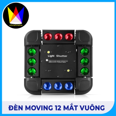 Đèn Moving 12 Mắt Vuông - M Lighting