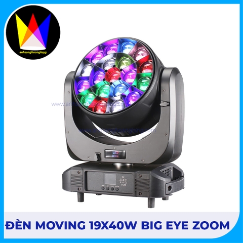 Đèn Moving 19x40W Big Eye Zoom