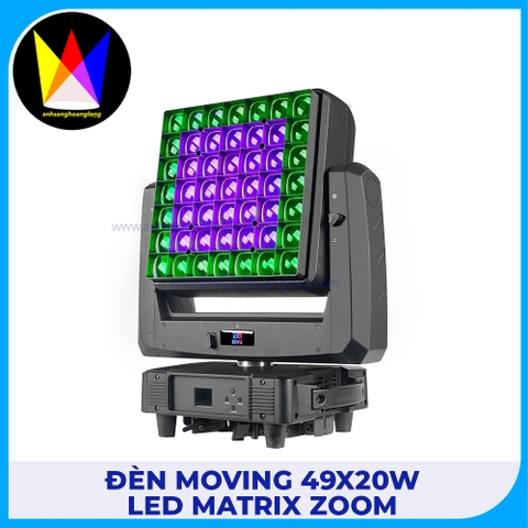 Đèn Moving 49x20W LED Matrix Zoom
