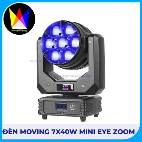 Đèn Moving 7x40W Mini Eye Zoom