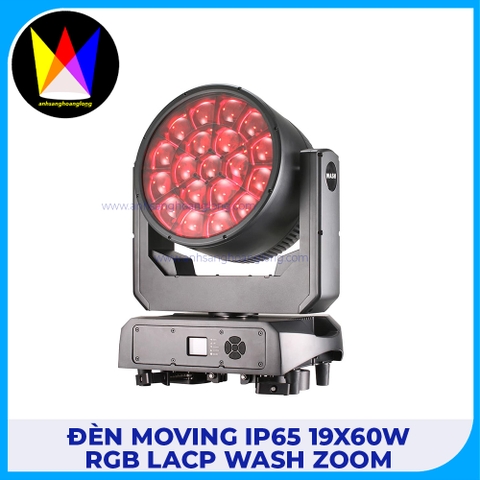 Đèn Moving IP65 19x60W RGBLACP WASH Zoom
