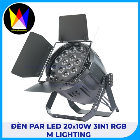 Đèn LED Sân Khấu Tạo Hiệu Ứng Màu 20x10W RGBW 4in1 | M Lighting