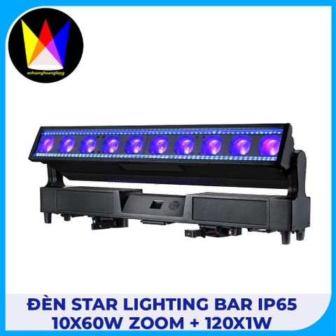 Đèn Star Lighting Bar IP65 10x60W Zoom+120x1W