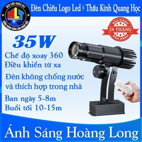Đèn Chiếu Logo Không Chống Nước 35w (màu đen)