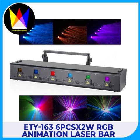 ETY-163 6PCSX2W RGB ANIMATION LASER BAR