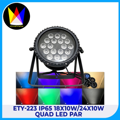 ETY-223 IP65 18X10W/24X10W Quad LED PAR
