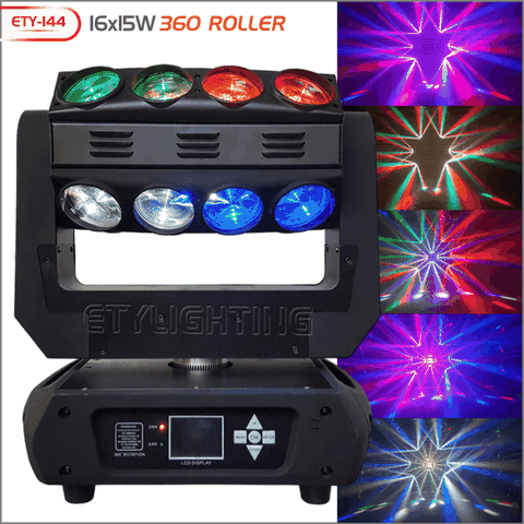ETY-144 16x15W 360°Roller Beam Moving Head