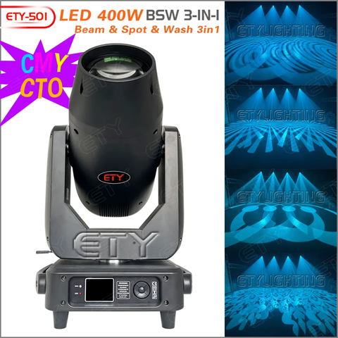 ETY-501 400W LED BSW 3IN1 Moving Head Light