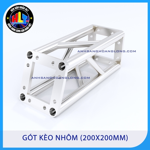 Gót Kèo Nhôm 200X200mm Bích Hộp