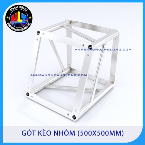 Gót Kèo Nhôm 500X500mm Bích Hộp