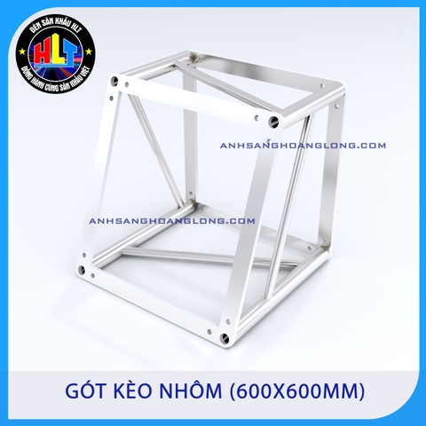 Gót Kèo Nhôm 600X600mm Bích Hộp
