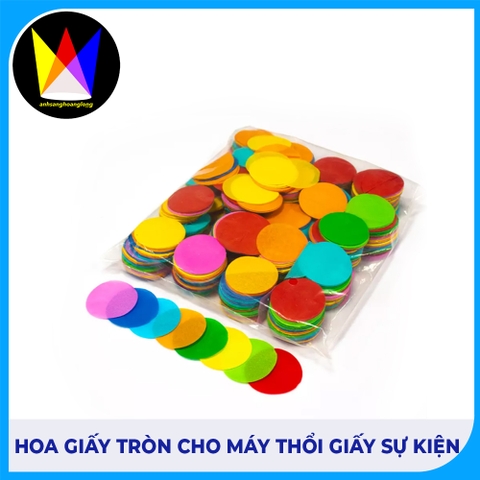 Hoa Giấy Tròn Cho Máy Thổi Giấy Sự Kiện