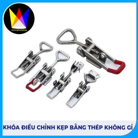 Khóa điều chỉnh kẹp bằng thép không gỉ Khóa công nghiệp có lỗ khóa Khóa vít hình lục giác
