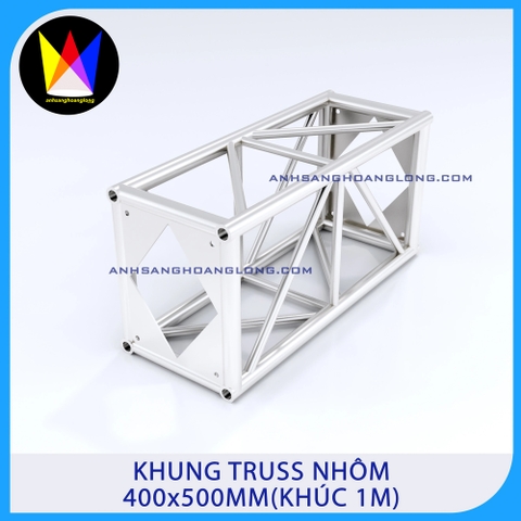 Khung Truss Nhôm 400x500mm Bản Mã (Khúc 1M)