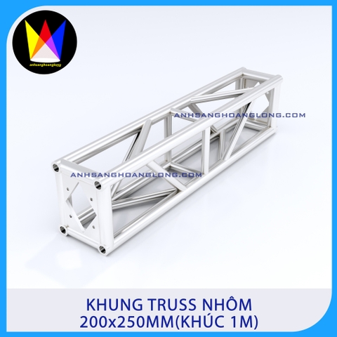 Khung Truss Nhôm 200x250mm Bản Mã (Khúc 1M)