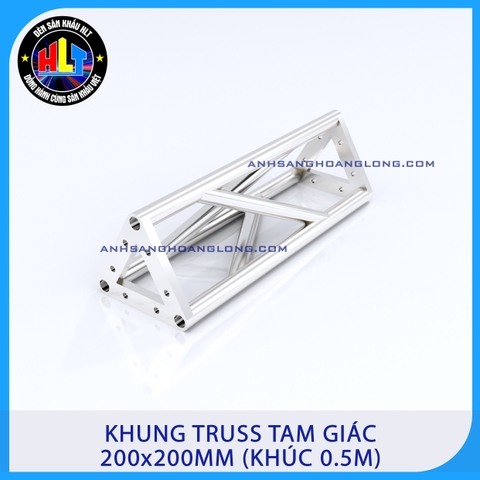 Khung Truss Nhôm Tam Giác 200x200 Khúc 0.5m