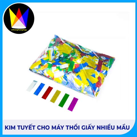 Kim Tuyết Cho Máy Thổi Giấy Nhiều Mầu
