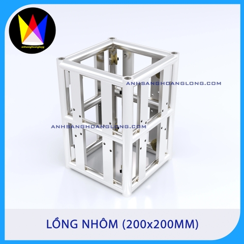 Lồng Trượt Bánh Xe 200x200MM L200