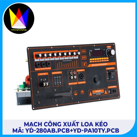 Mạch công xuất loa kéo mã : YD-280AB.PCB+YD-PA10TY.PCB