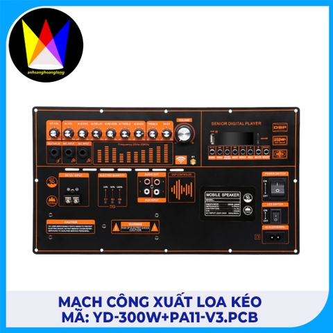 Mạch công xuất loa kéo mã : YD-300W+PA11-V3.PCB