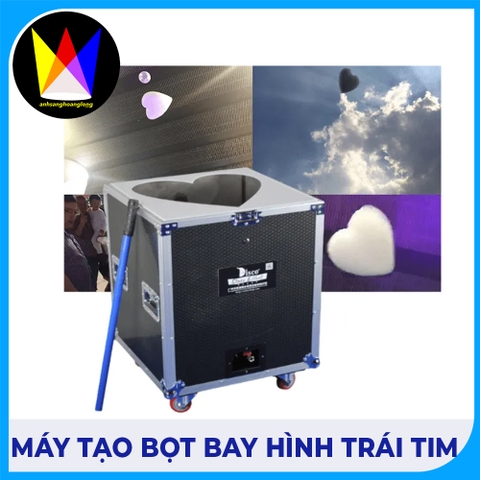 Máy tạo Bọt Bay Hình Trái Tim