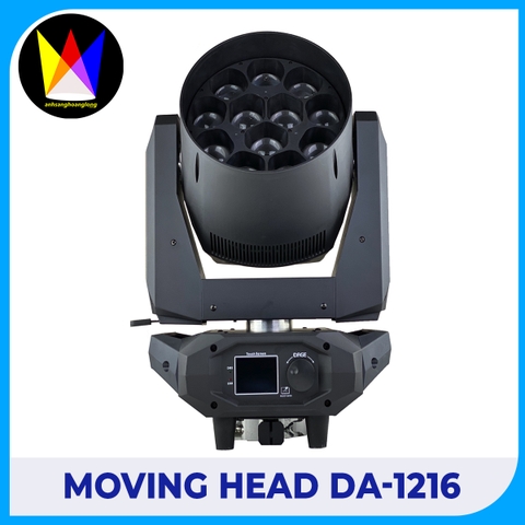 Đèn Moving Head DA-1216 – Đèn rửa sân khấu LED chuyên nghiệp với nguồn sáng mạnh mẽ RGBW 12x40W