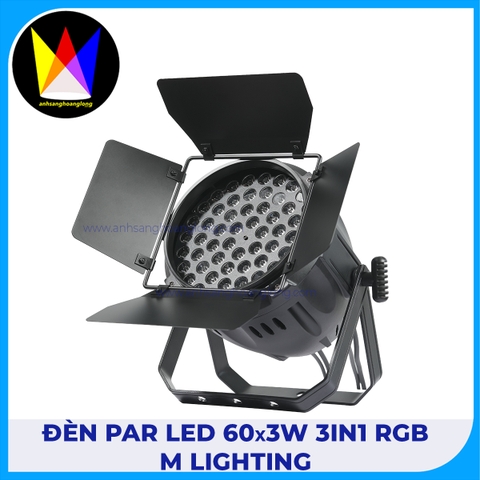 Đèn LED Sân Khấu Tạo Hiệu Ứng Màu 60x3W RGB 3in1 | M Lighting
