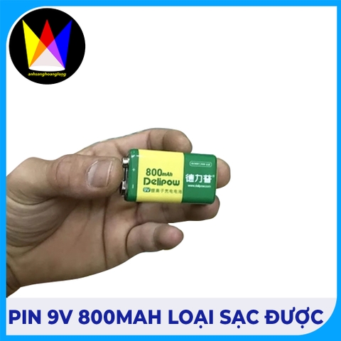 Pin 9V 800mah Loại Sạc Được
