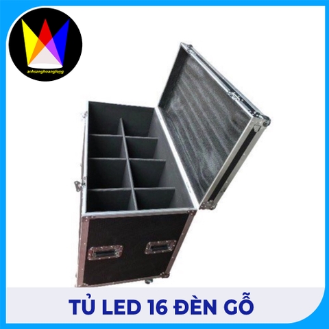 Tủ Led 16 Đèn Gỗ