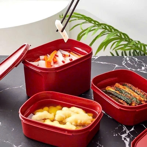 Set 3 hộp kim chi (2hộp 800ml + 1hộp 1.9 lít)