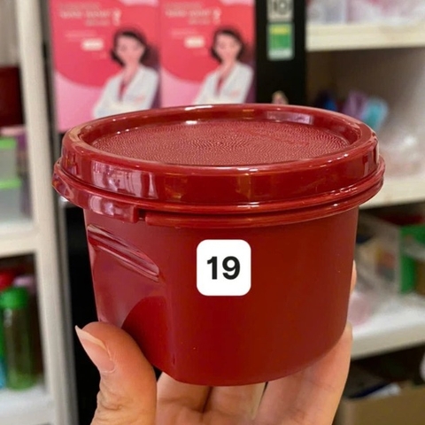 Hộp Tupperware khô 200ml - nắp đỏ