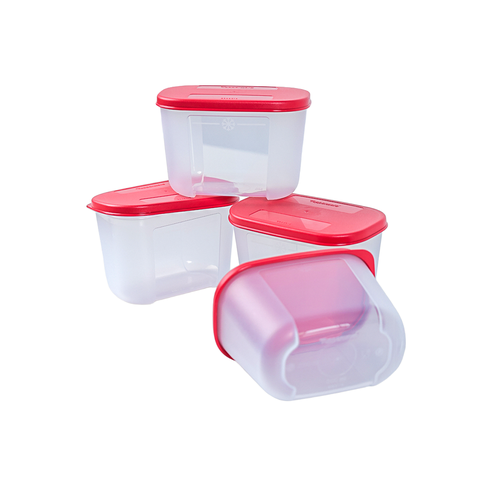 Bộ 4 Hộp Trữ Đông Tupperware Dateline Mini Double 300ml