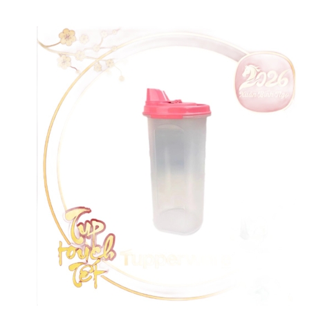 Bình Đựng Dầu Ăn Tupperware 650ml - Màu Hồng