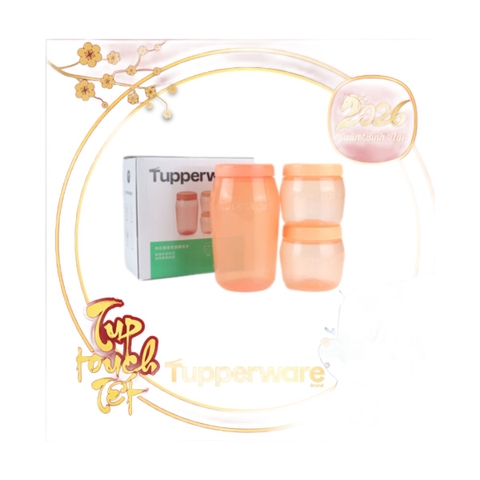 Bình Đựng Tupperware Jar 325ml - Màu Cam