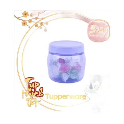 Bình Đựng Tupperware Jar 325ml - Màu Tím