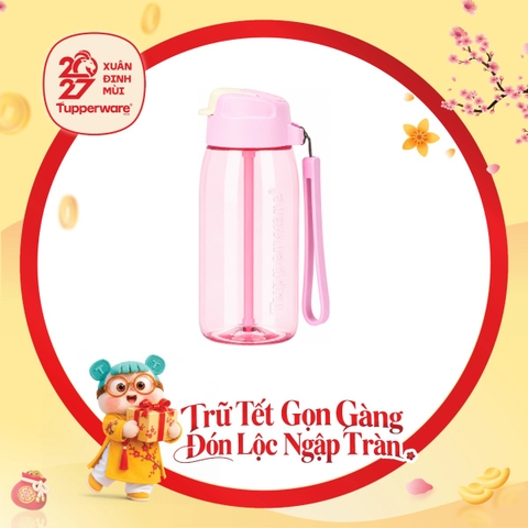 Bình Nước Tupperware Lohas Flask 550ml Có Ống Hút
