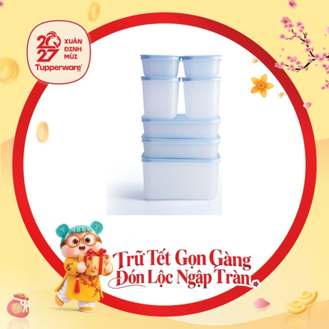 Bộ 7 Hộp Trữ Đông Tupperware Gen II Đông Dẻo Cao Cấp