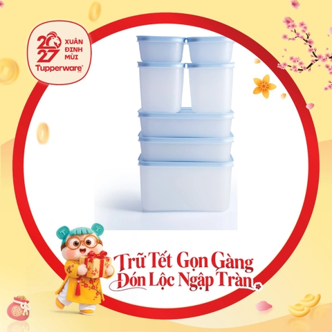 Bộ 7 Hộp Trữ Đông Tupperware Gen II Đông Dẻo Cao Cấp
