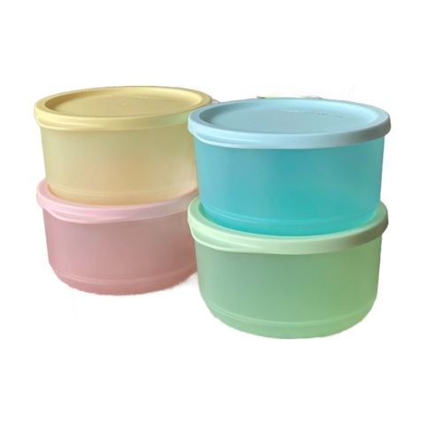 Bộ 4 Hộp Tròn Trữ Mát Và Khô Tupperware 530ml