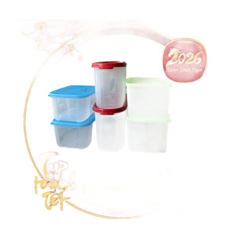 Bộ 6 Hộp Trữ Khô, Mát, Đông Tupperware