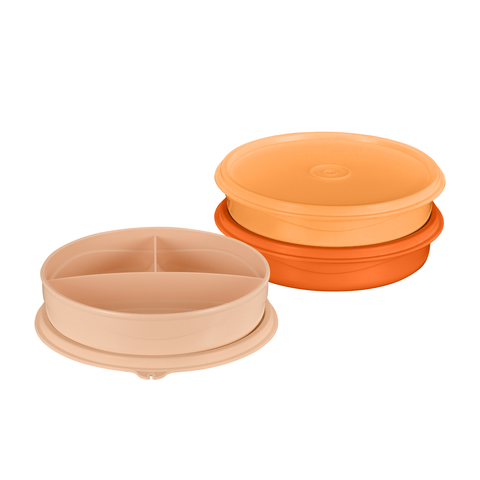 Hộp Đựng Thực Phẩm Tupperware 3 Ngăn Cho Bé 350ml